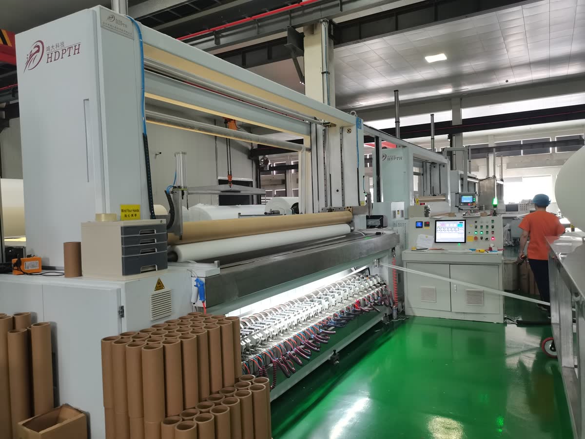 案例与项目 - Youfang New Material slitting and rewinding equipment project